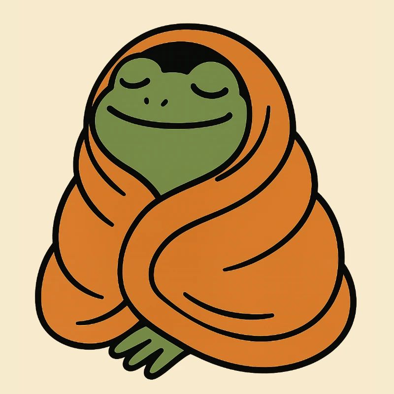 Grenouille douillette