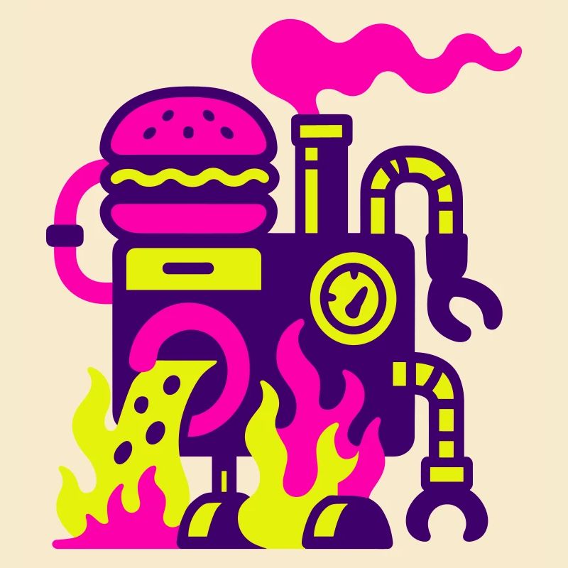 Machine à hamburger