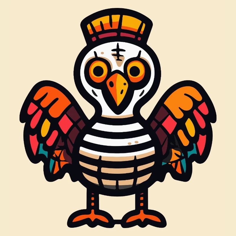 Turkey Halloween Zombie