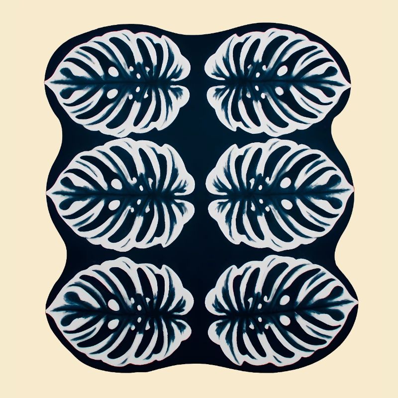 Monstera Variegata Pattern – Tropical Plant Art