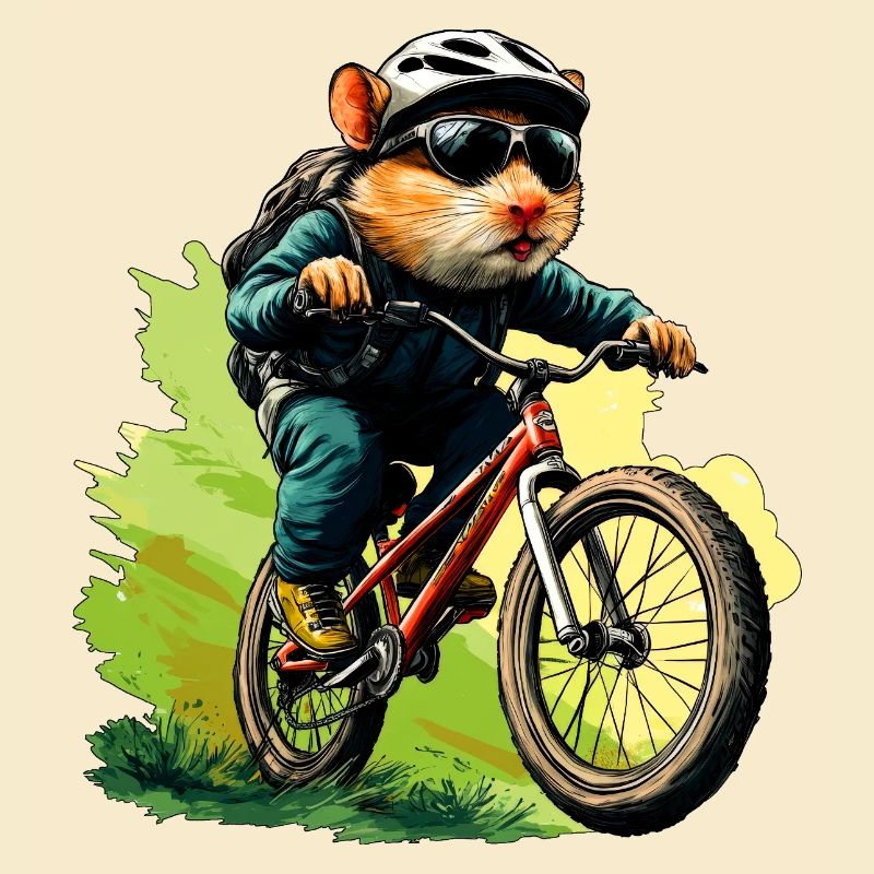 Hamster VTT / Hamster cycliste
