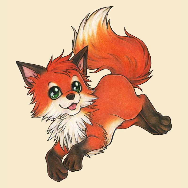 Cute Fox Child Gift Idea for Fox Fan