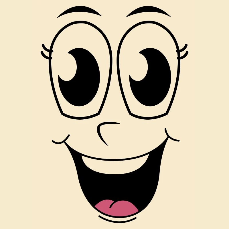 Visage heureux