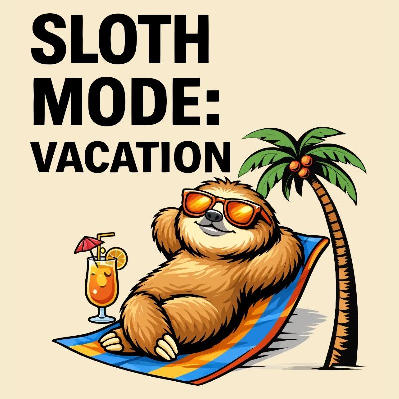 Sloth Island Chill in Hammock