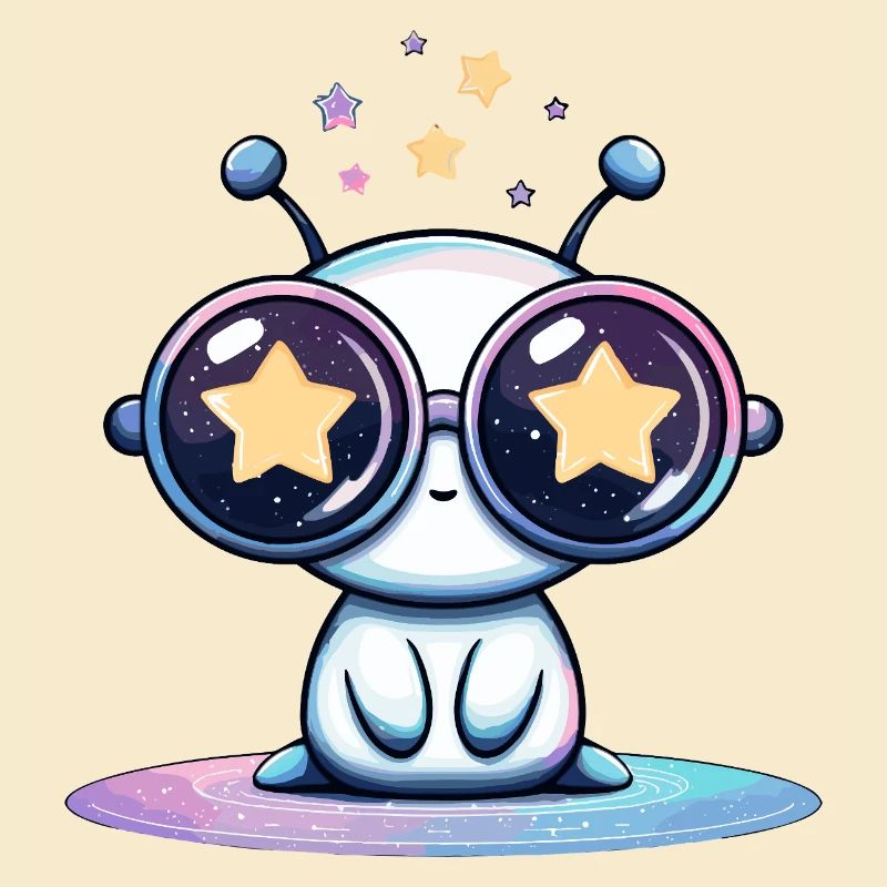 Sternenbrille Alien