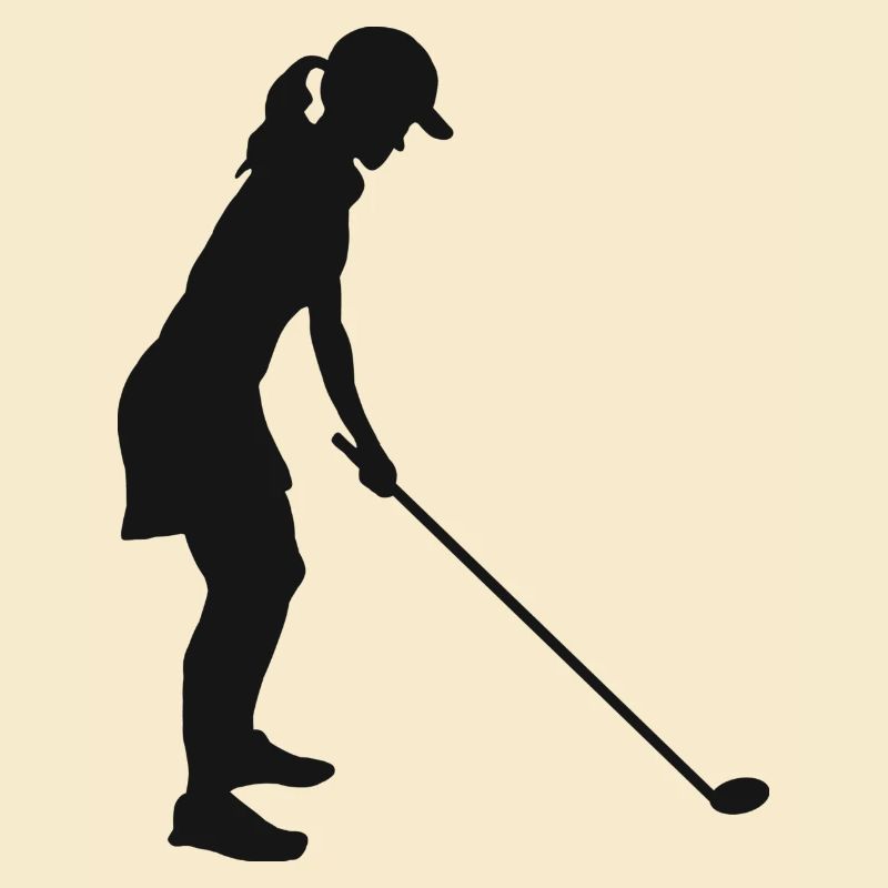 Golf club golf joueuse de golf