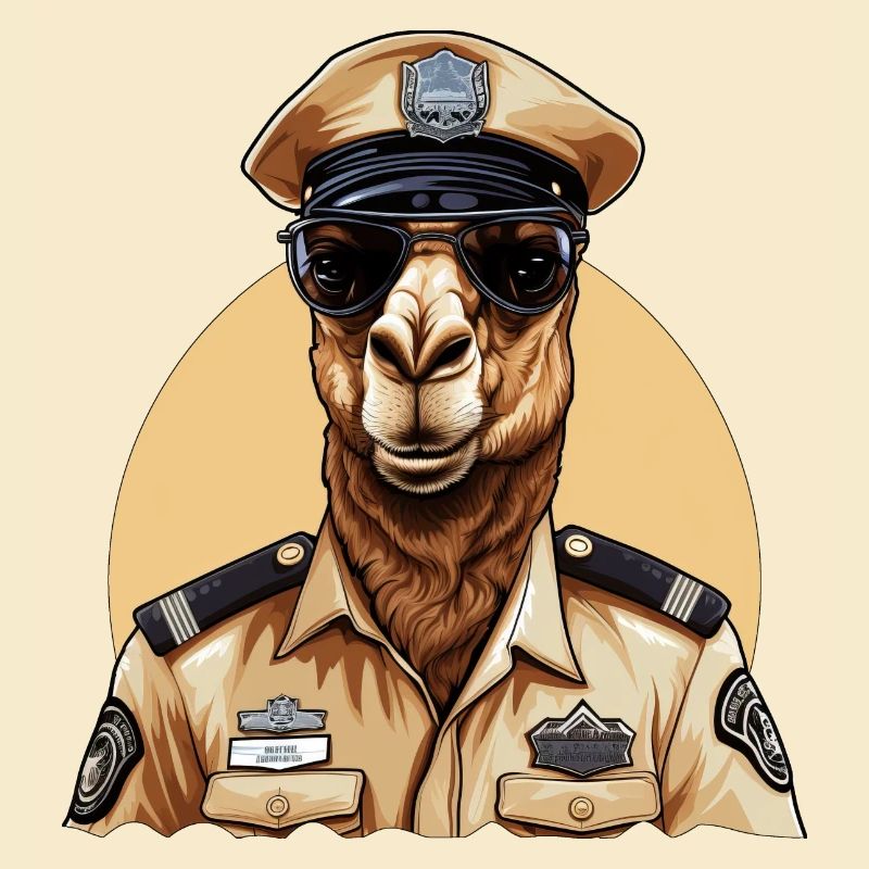 Kamel Polizist