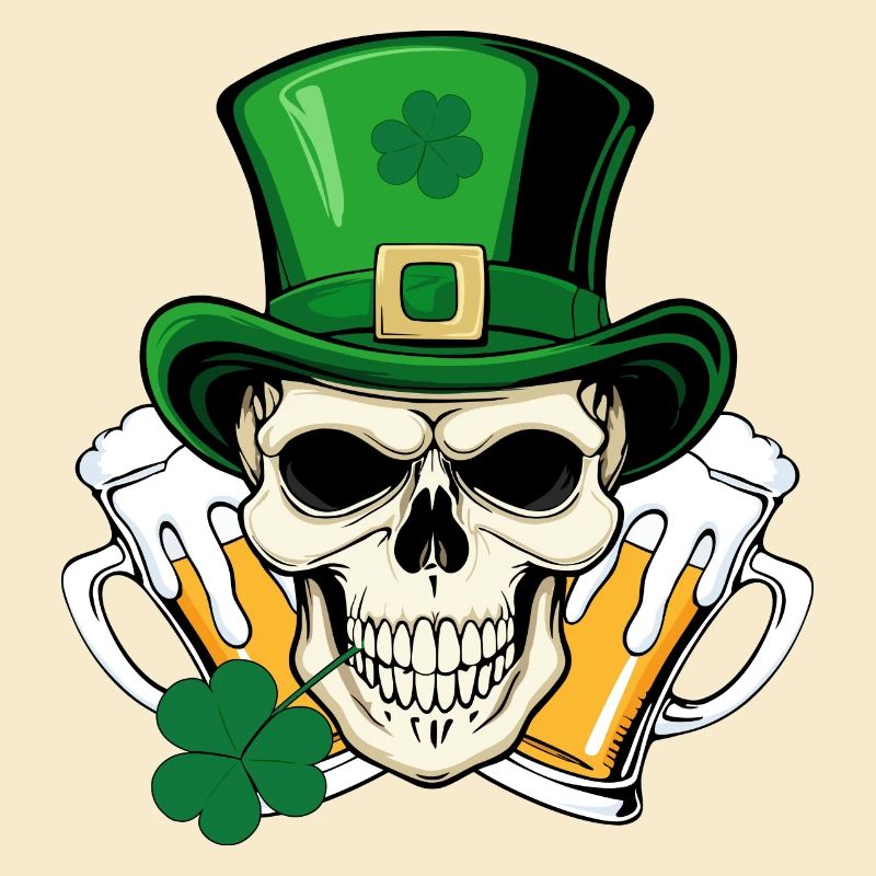 skull san patrick day