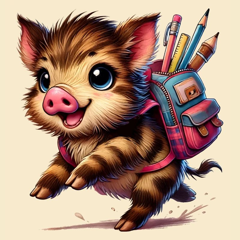 Back to school with fun: Wild boar for school beginners