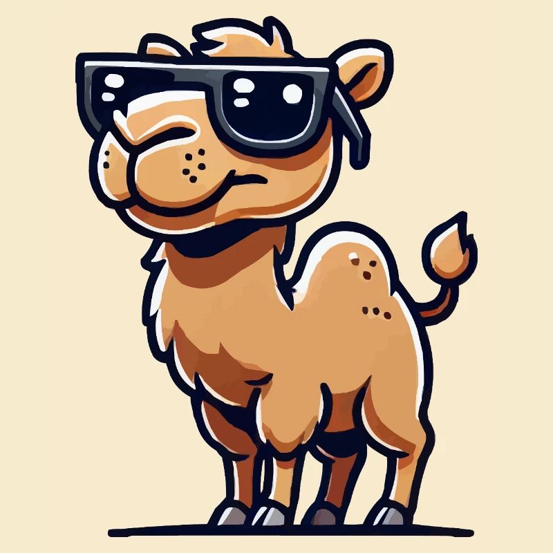 kamel comic sonnenbrille