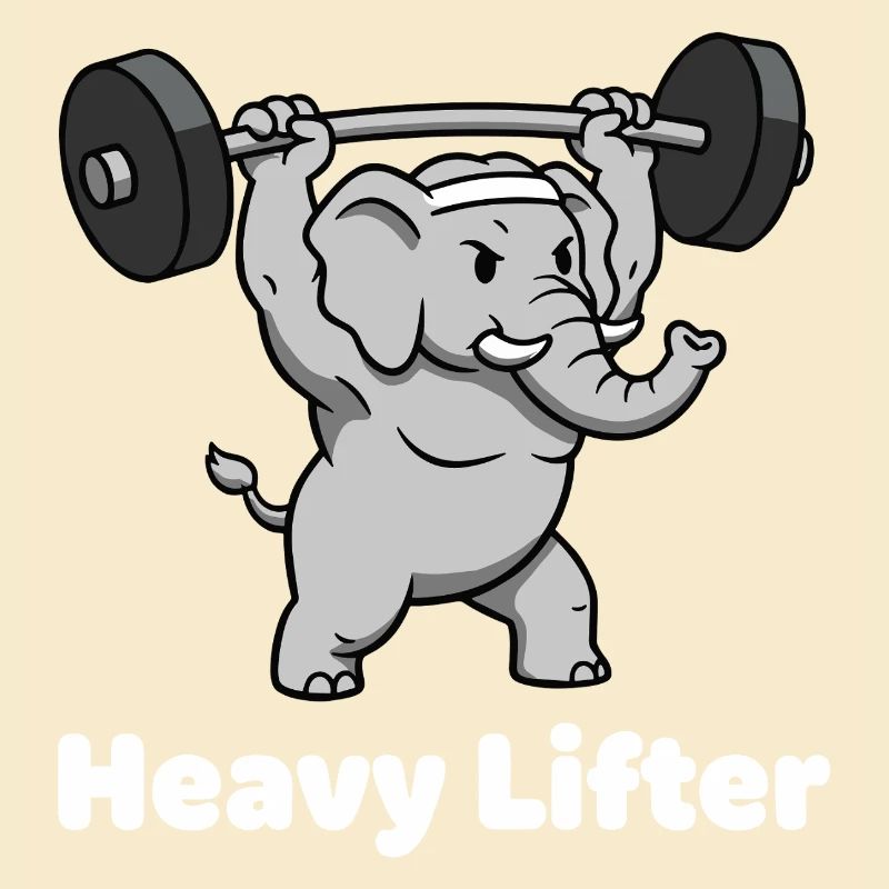 Heavy Lifter Elephant Strength Training