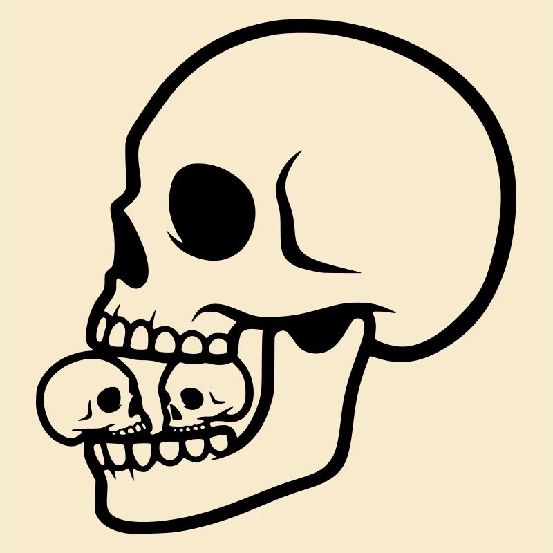 Crâne macabre | Conception d’horreur