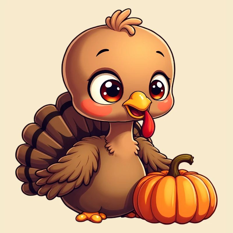 Bébé dinde de Thanksgiving