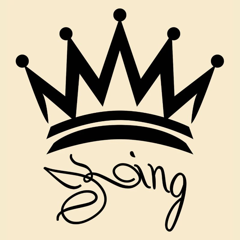 King Valentinstag, Hochzeitstag oder Paar Design