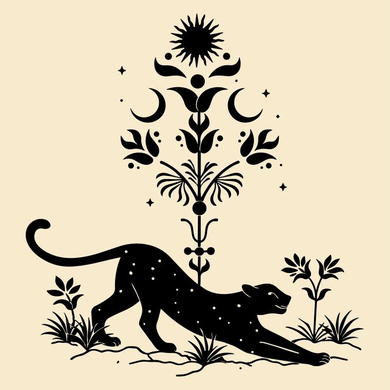 Cosmic Leopard Boho