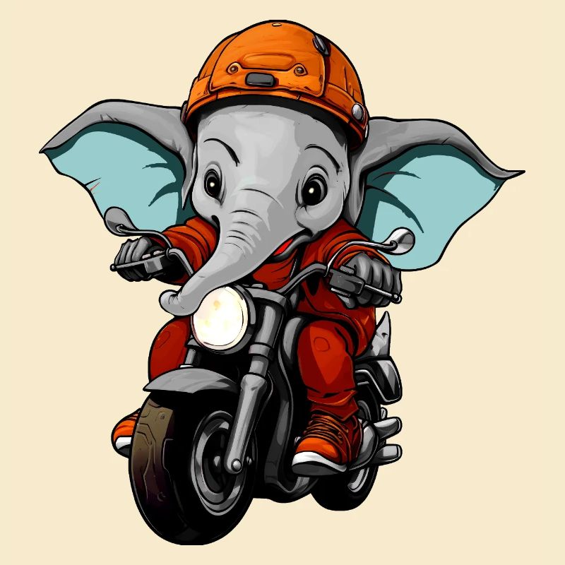 Motorcycle Elephants
