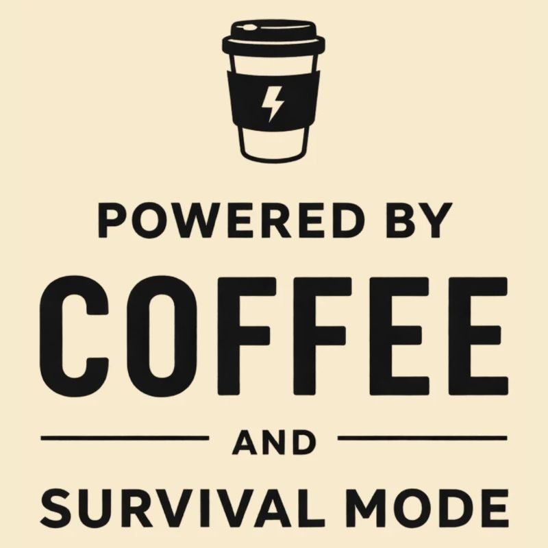 Powered by Coffee and Survival Mode