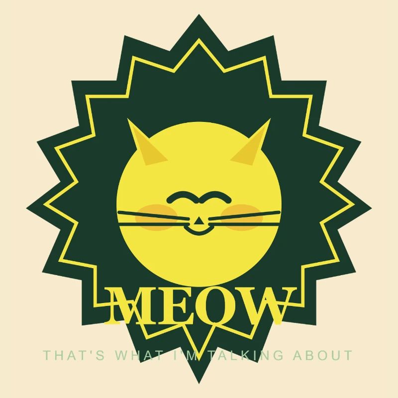 Sunny Meow Sun Maskottchen