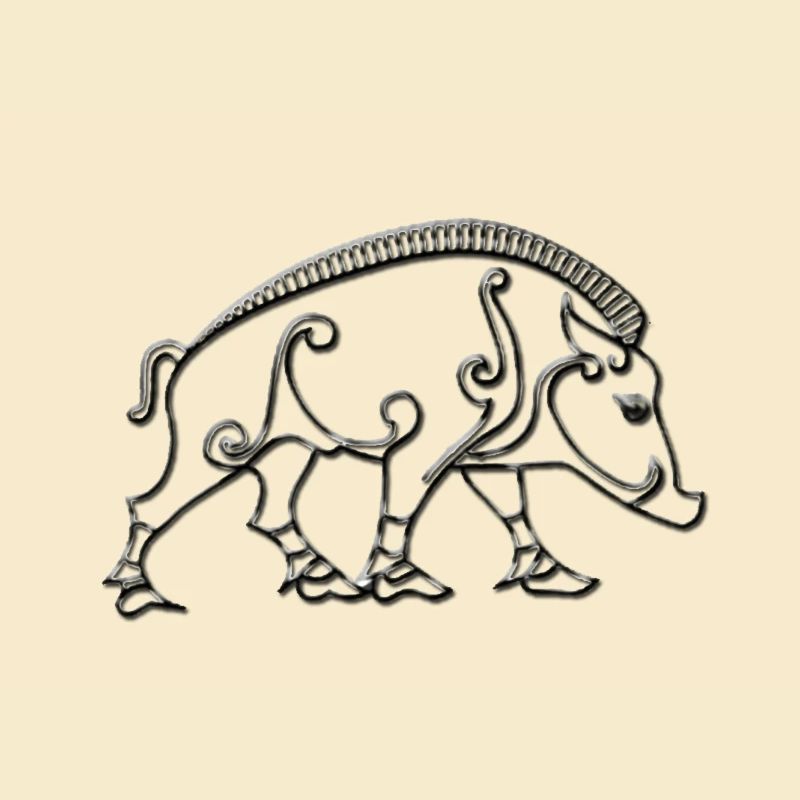 Celtic boar