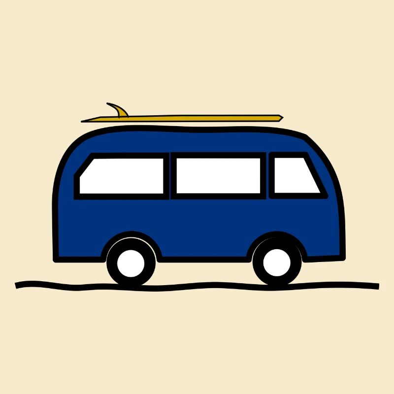 VAN. SURF. VIVE LES VACANCES. VACANCES.