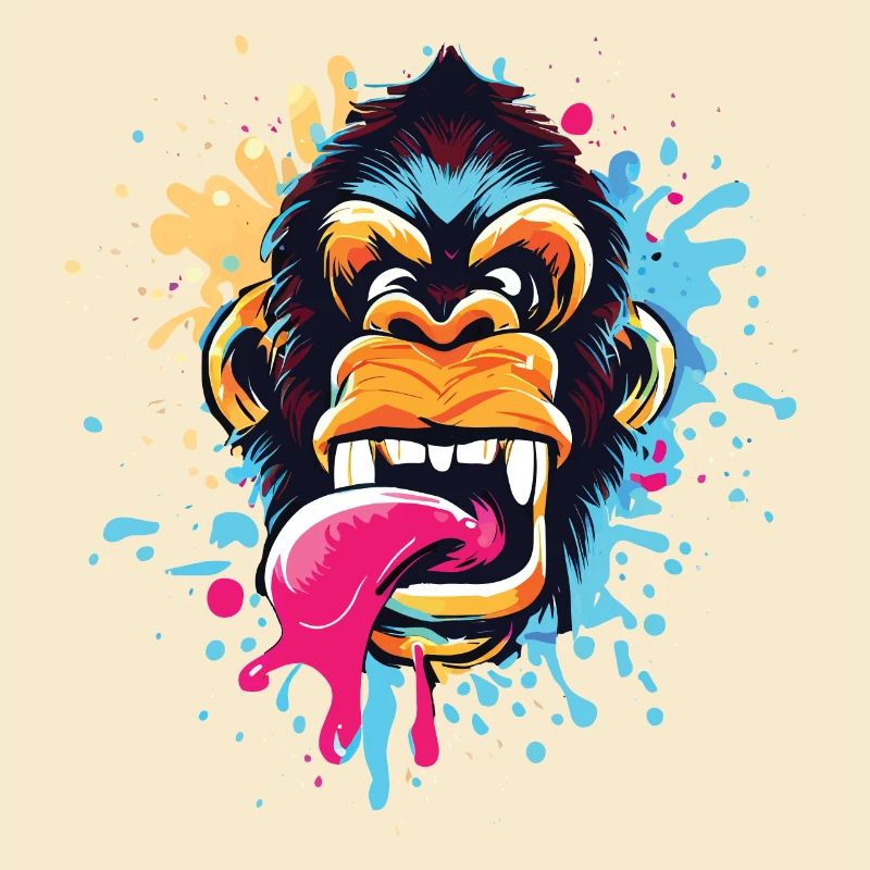 Angry Monkey Splash Urban Street