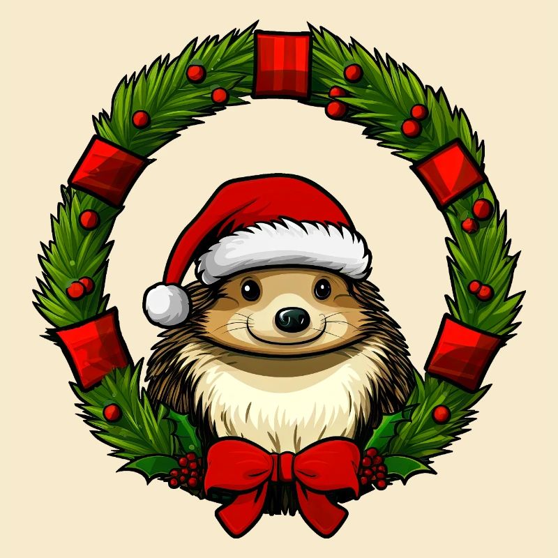 Hérisson de Noël