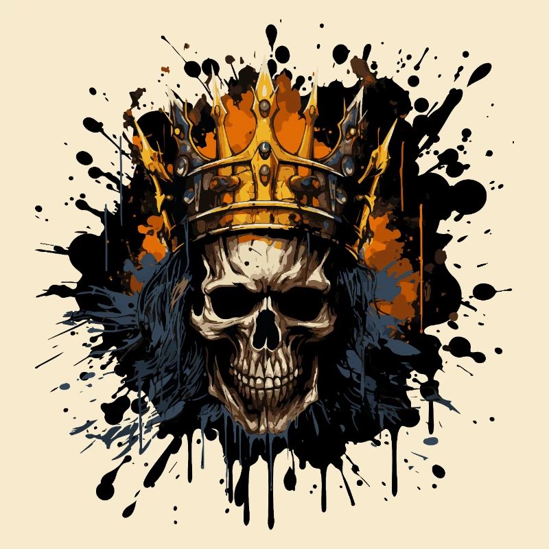 King's Skull with Crown