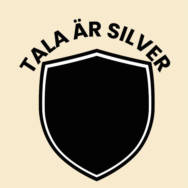 Bouclier d’argent avec thème d’année