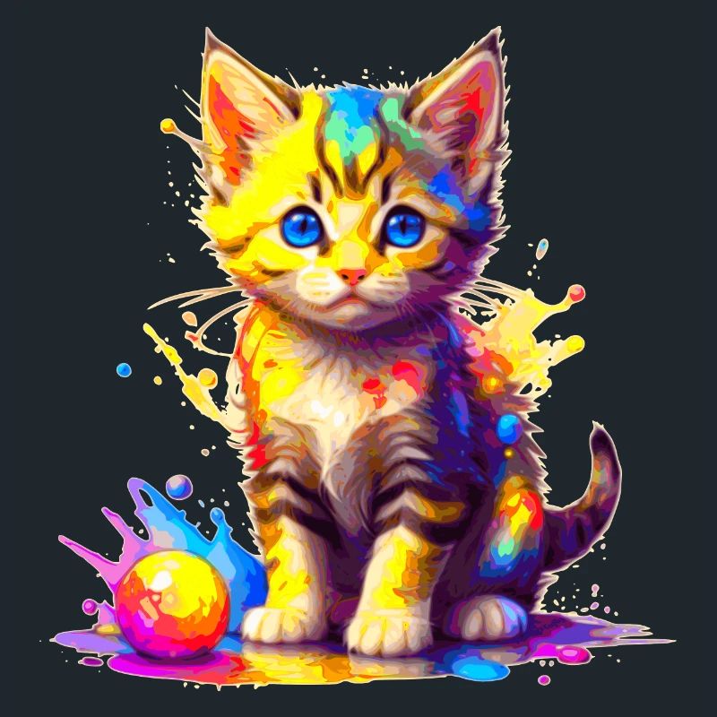 Chaton Coloré