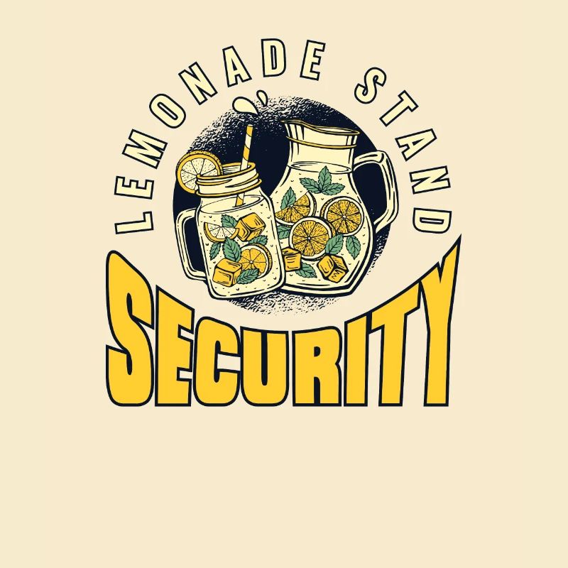 Lemonade Stand Security Lemonade Lover