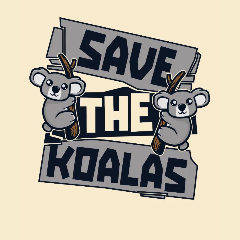 Save The Koalas Koalabear Eucalyptus Lover Koala