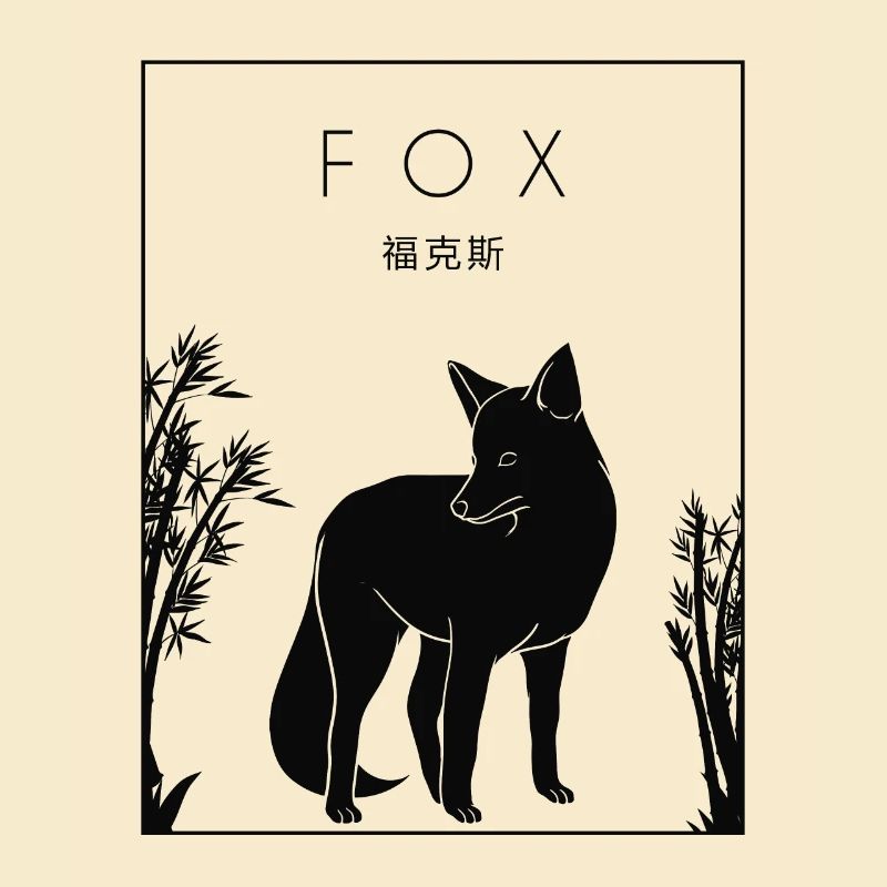 Fox Chinese Hanzi Canidae Caninae Red Fox Fox