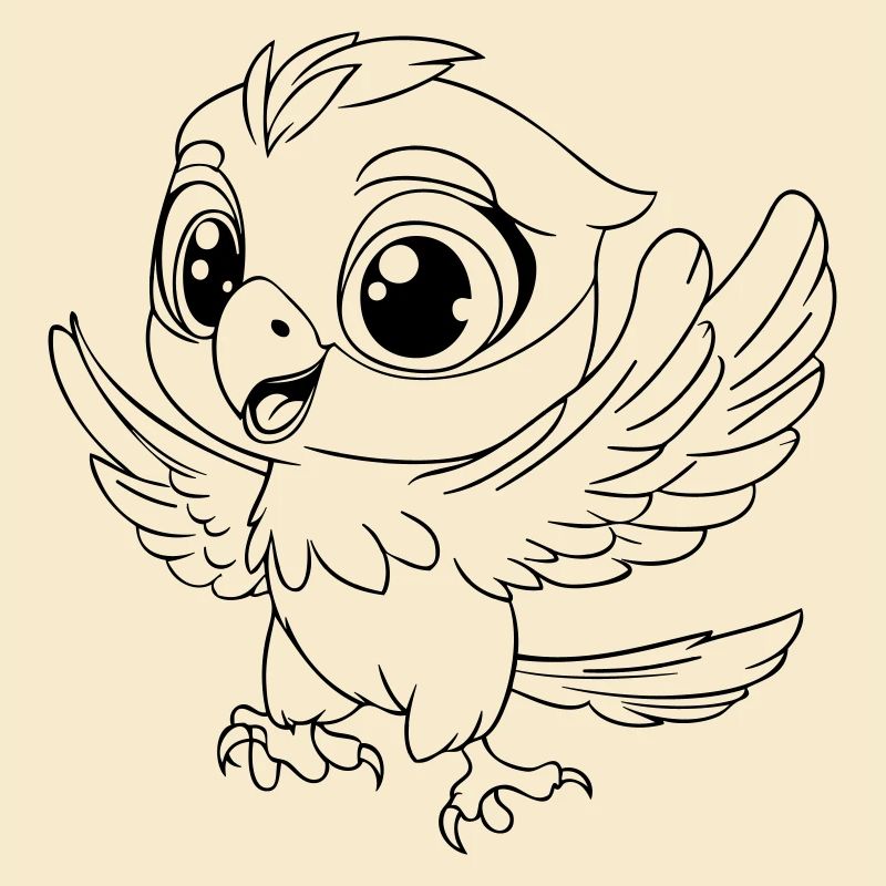 »Aria« the Eagle Child in a Dancing Pose