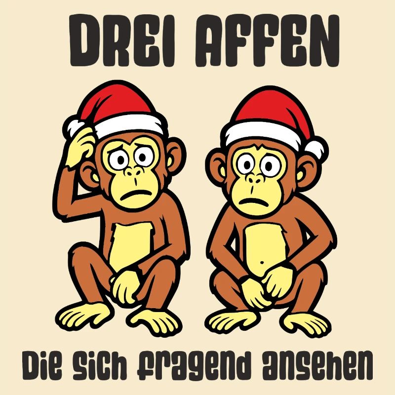 Three monkeys wondering.. - Christmas Special