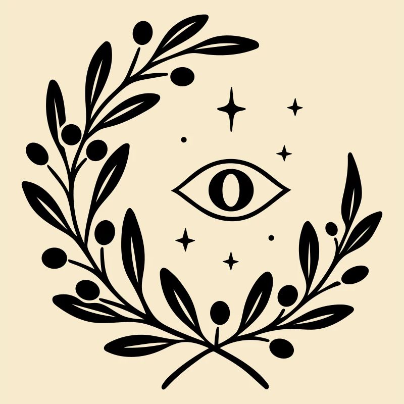 Yule mystique avec un œil - Yule de Noël