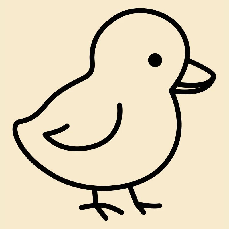 A cute chick suitable for Easter