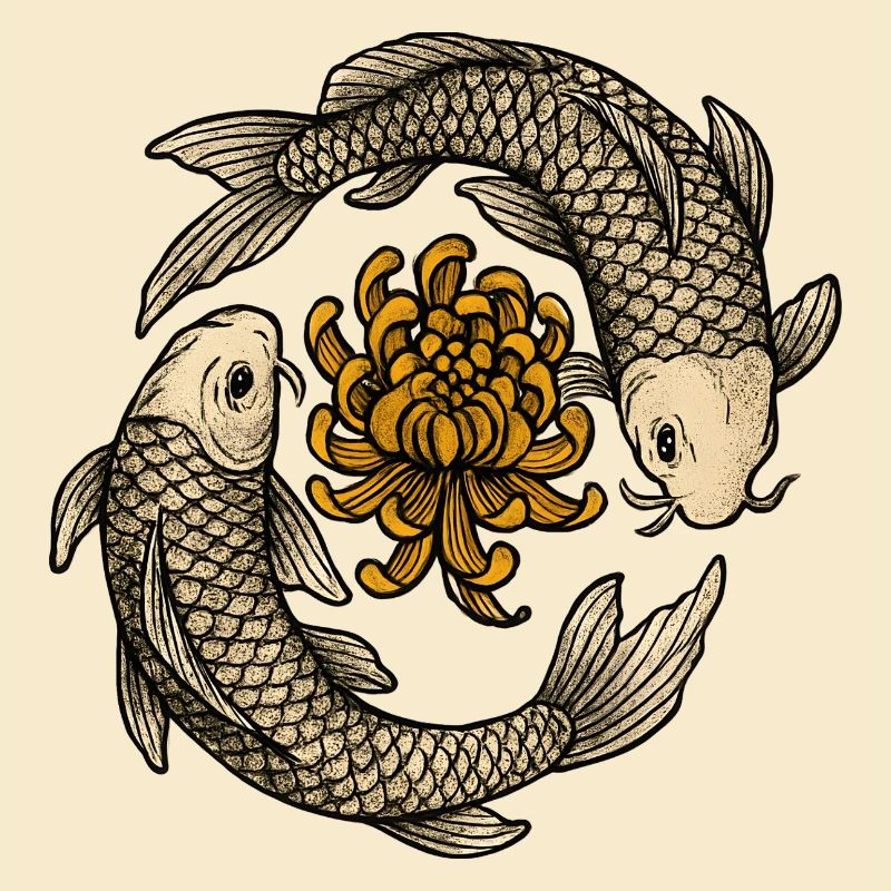Koi Circuit Chrysanthemums