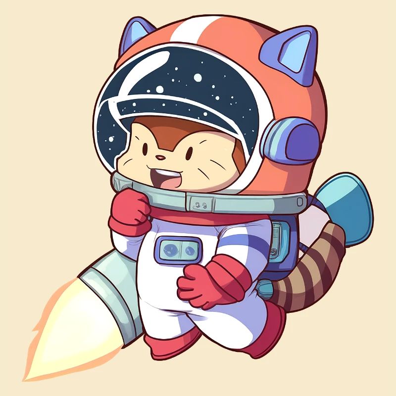 Astronaute chat en combinaison spatiale