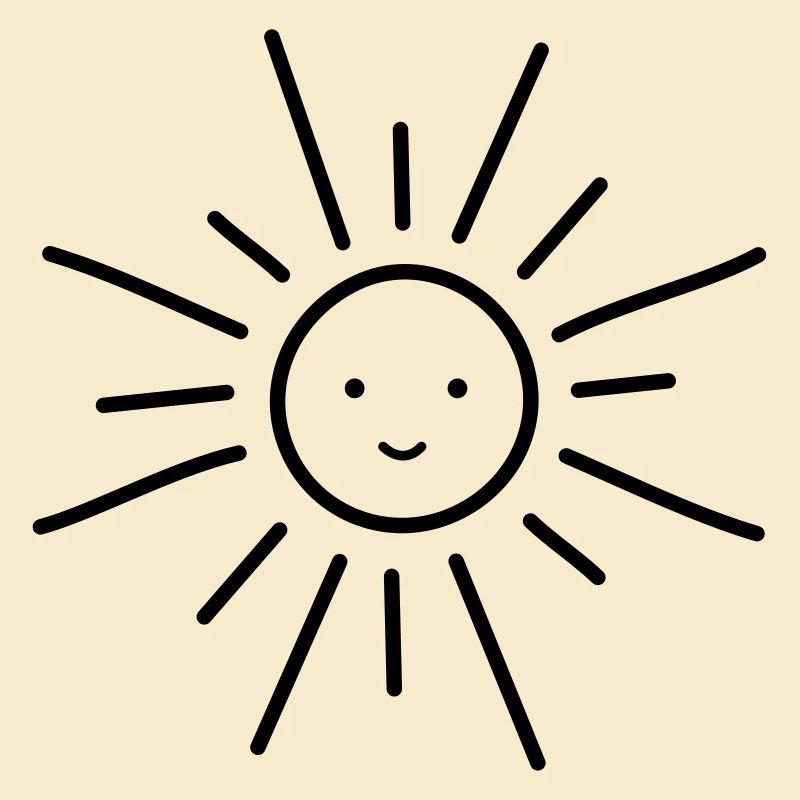 Sonne Sonnenschein strahlende Sonne Gesicht