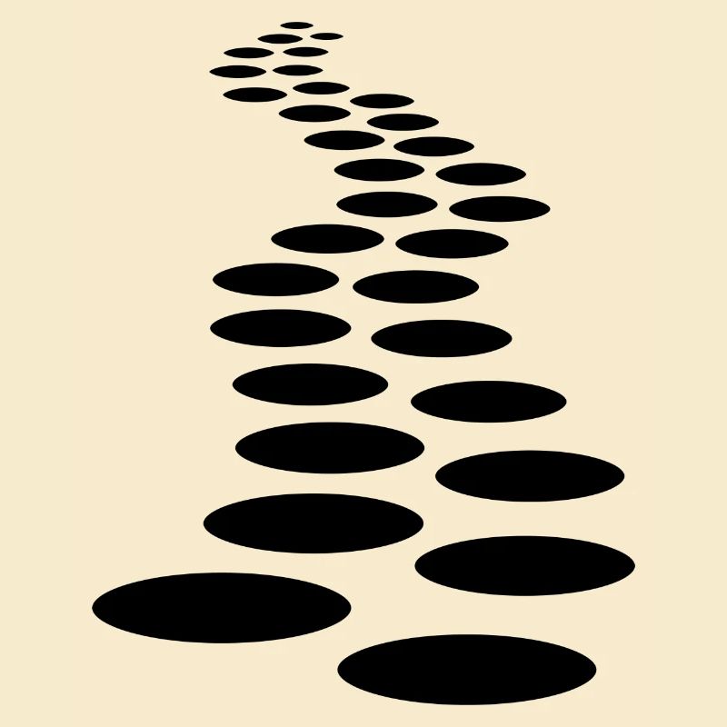 foot imprint path path line line row art pun