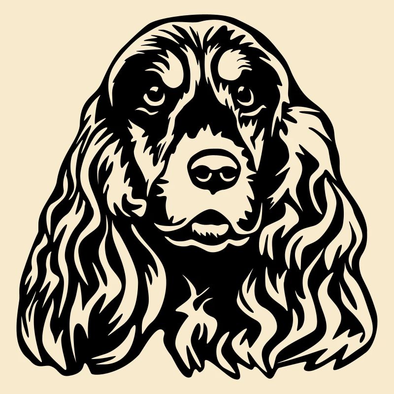 Cocker Spaniel Kopf