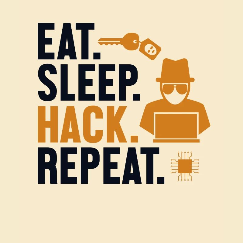 Eat Sleep Hack Repeat Social Engineering Phishing