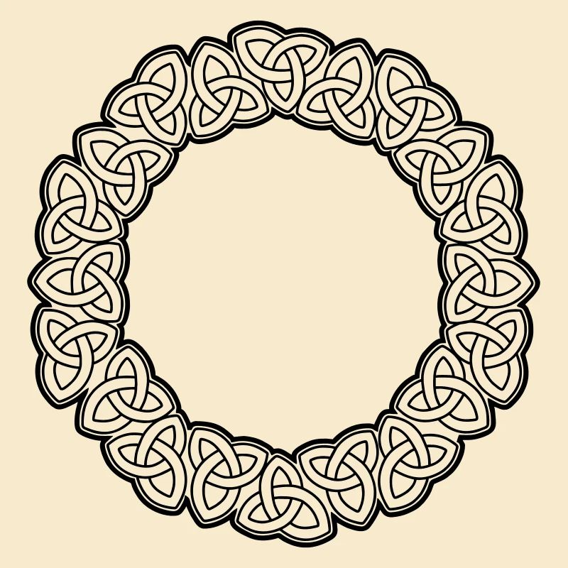 Triquetra Dekorativer Wikingerkreis
