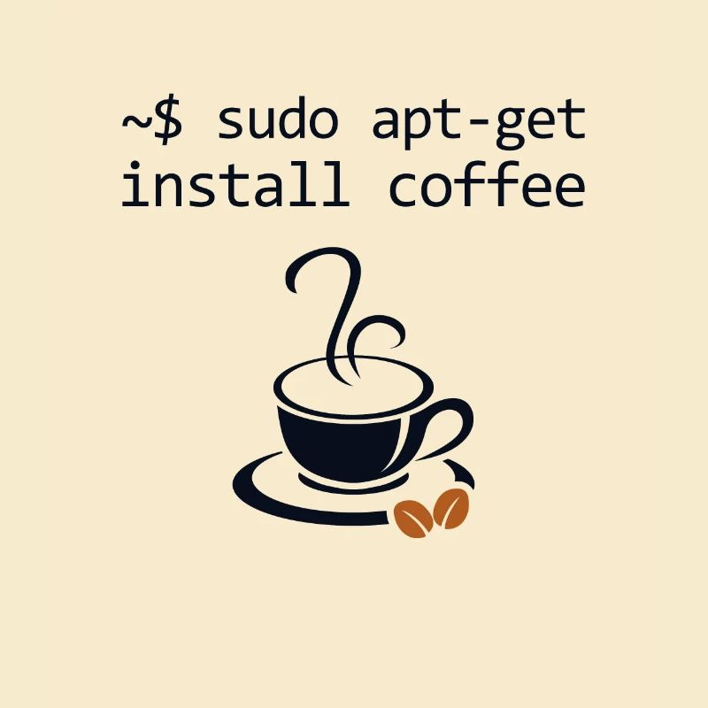 sudo install coffee computer scientist admin