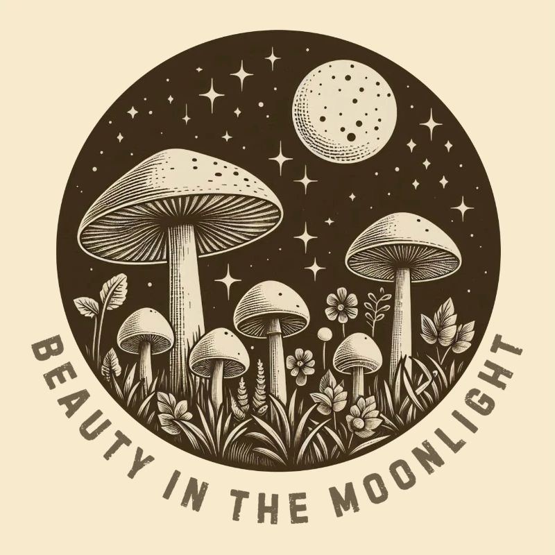 Champignons au clair de lune