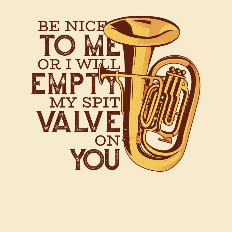 Sei nett oder ich leere mein Spuckventil auf dich Spieler