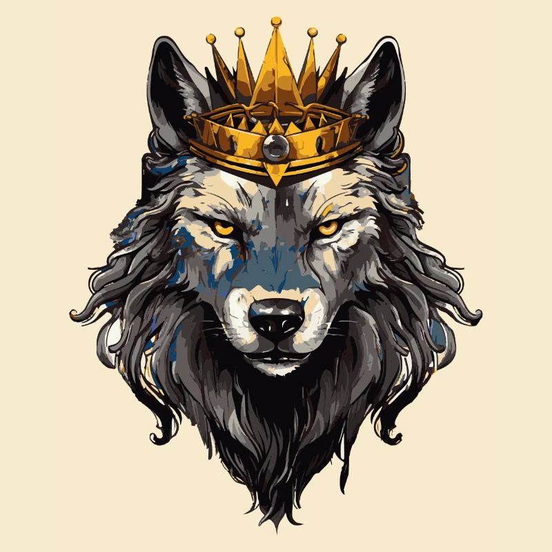 Couronne d’animal loup
