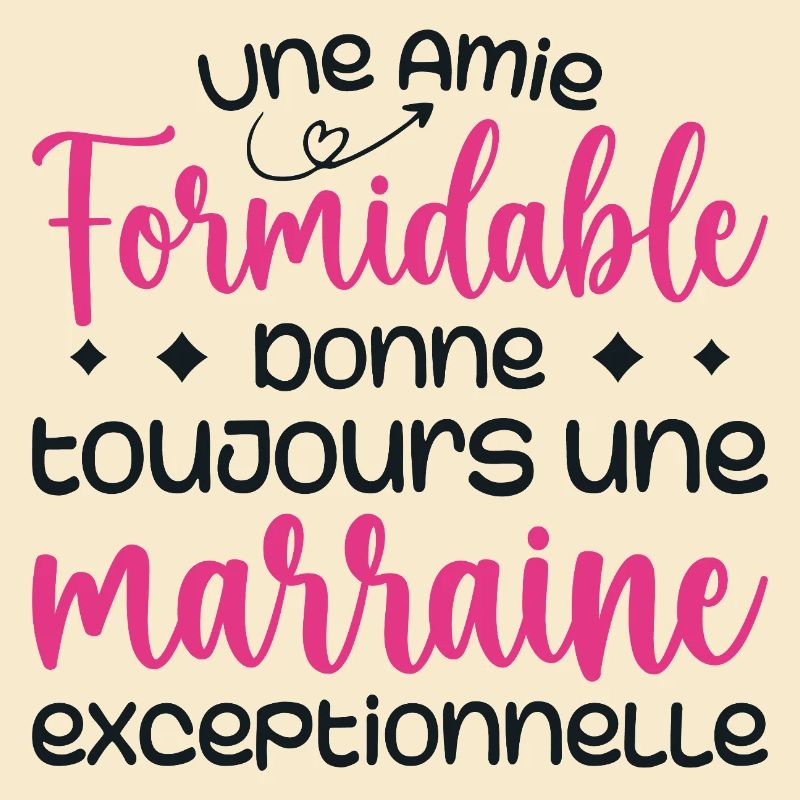 Amie formidable donne une marraine exceptionnelle