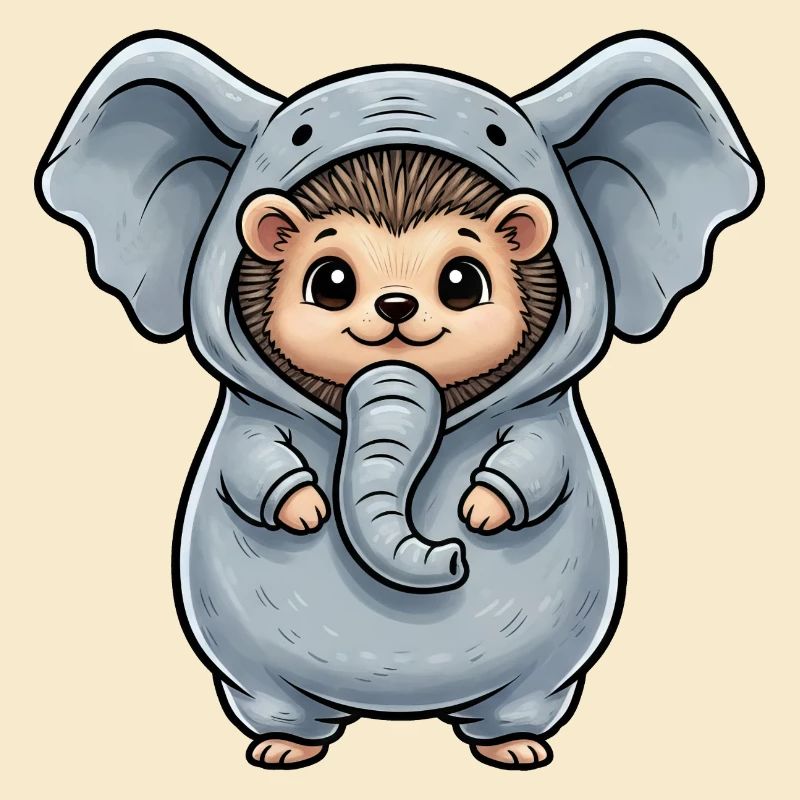 Déguisement de hérisson Carnaval d’éléphant Déguisement de carnaval
