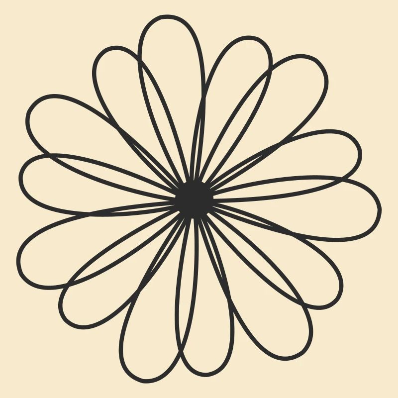 Blüte– Abstraktes Blütenmuster